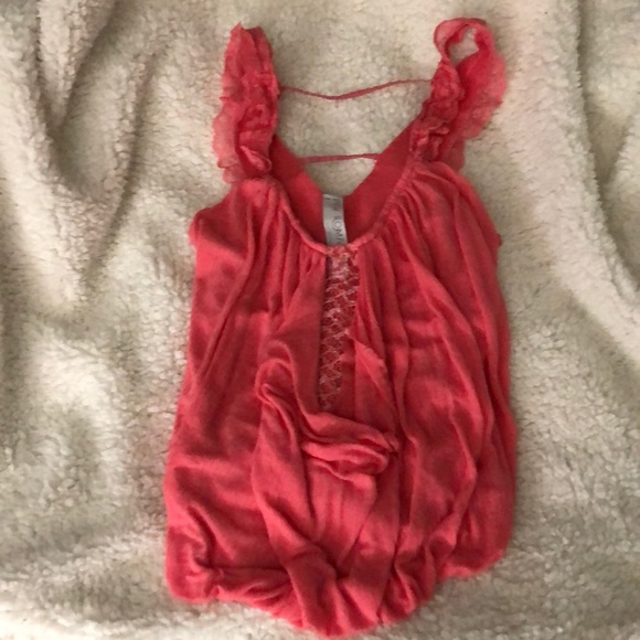 Free People Tops - Free People Pink Fashion Tank XS